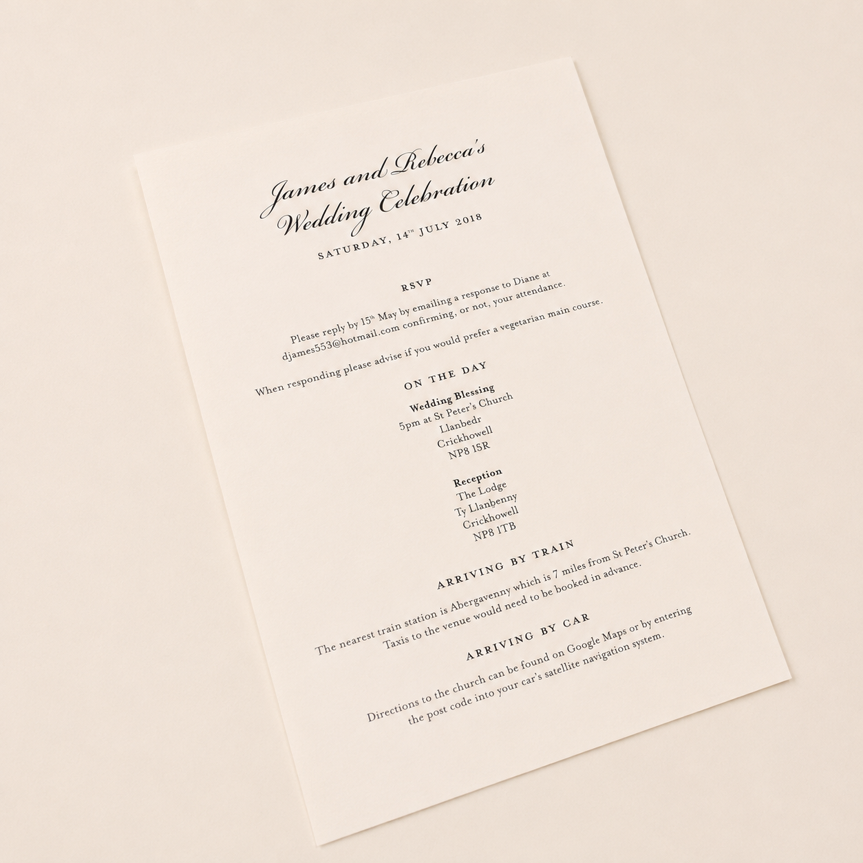 Information Sheets