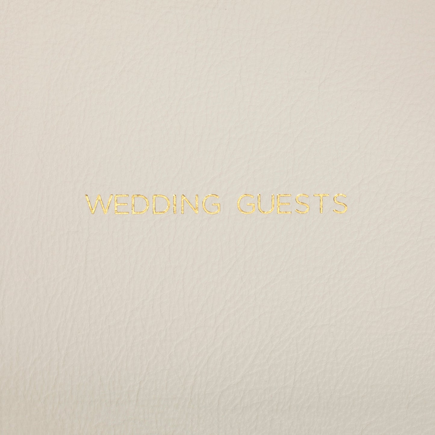 Ivory Landscape Leather Guest Book