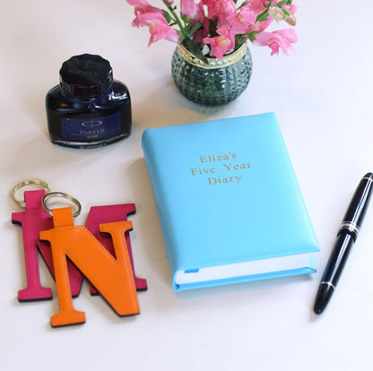 Turquoise Five Year Diary