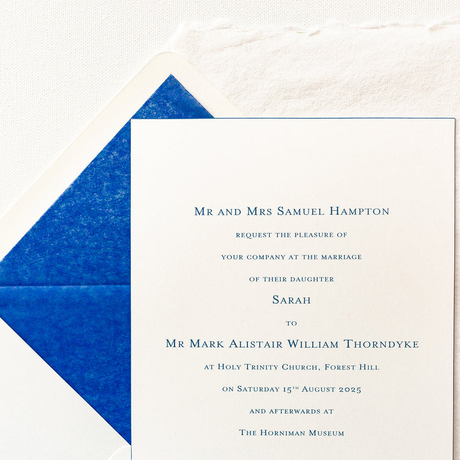 Painted Beveled Edge Invitation