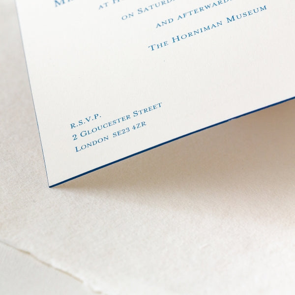 Painted Beveled Edge Invitation