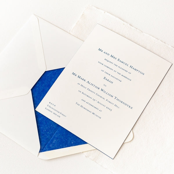 Painted Beveled Edge Invitation