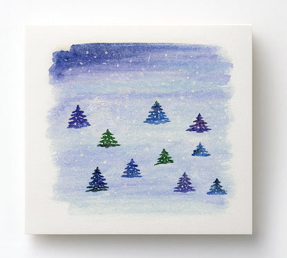 A Triptych of Winter Scenes