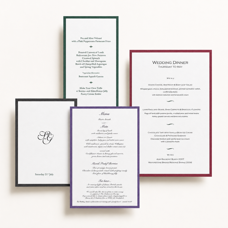 Menus