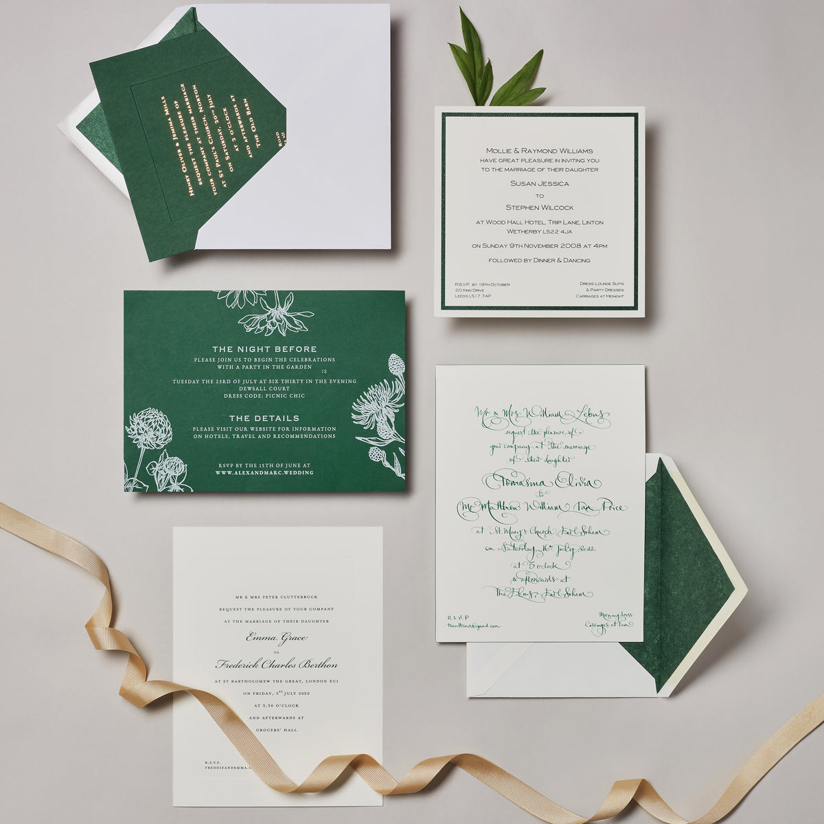 Green Invitations