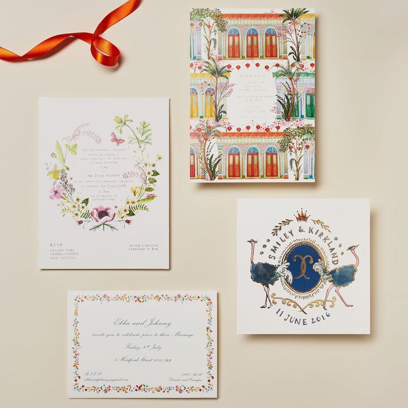 Illustrated Wedding Invitations