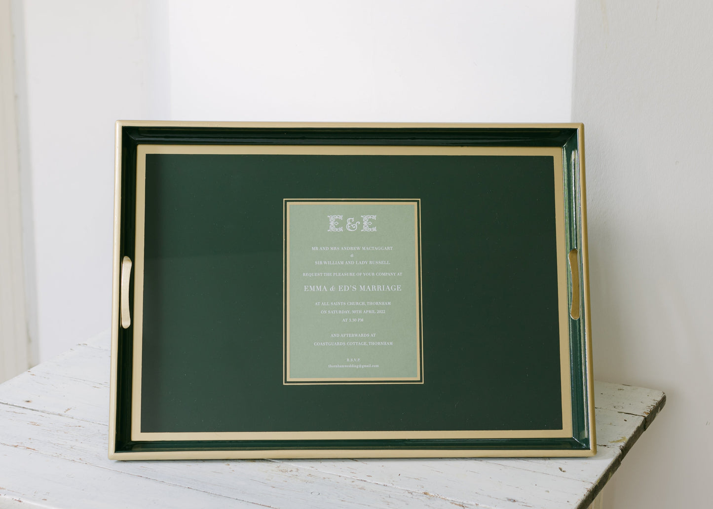 Small Invitation Tray