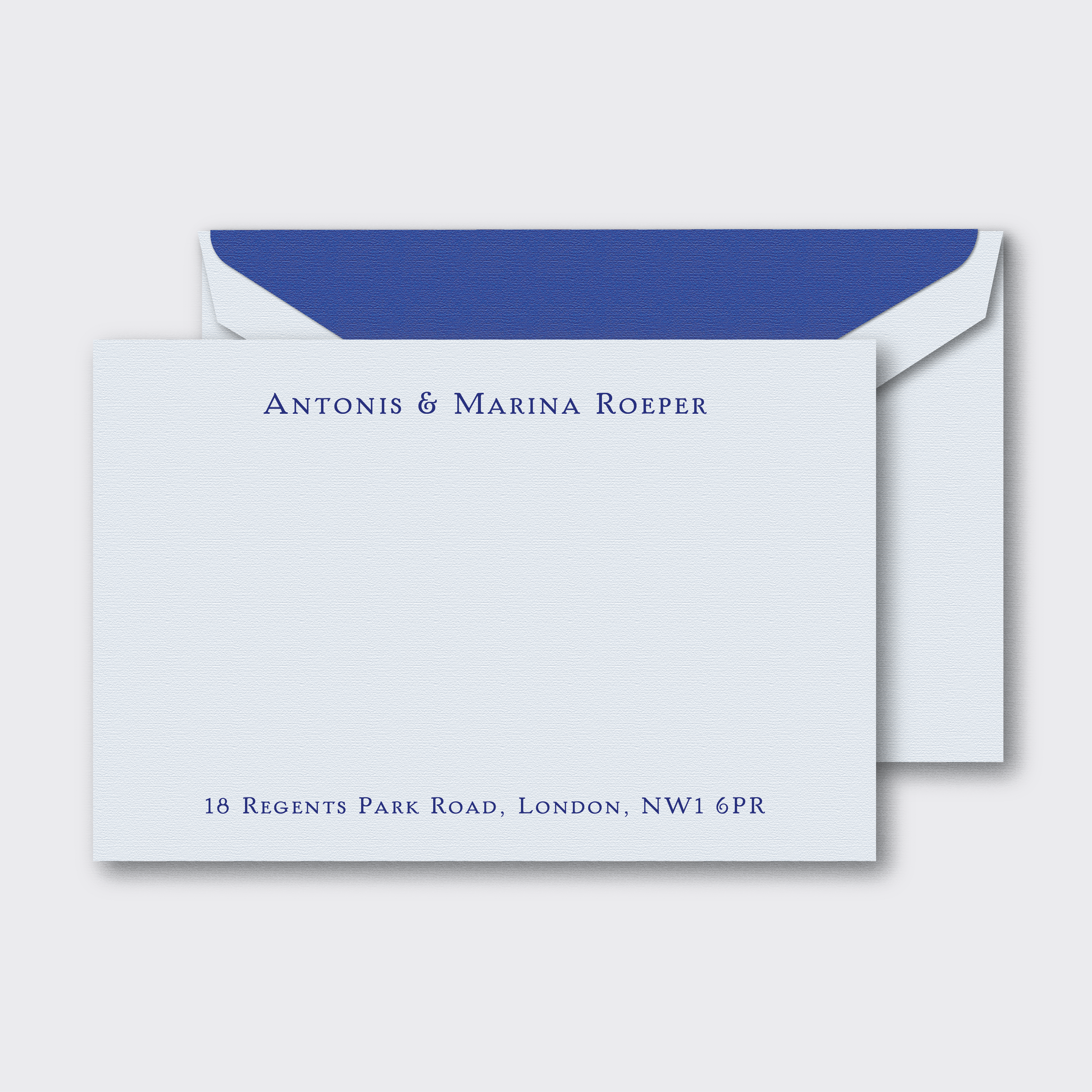 Header & Footer Correspondence Cards - A6+