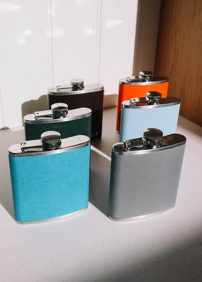 Racing Green Hip Flask