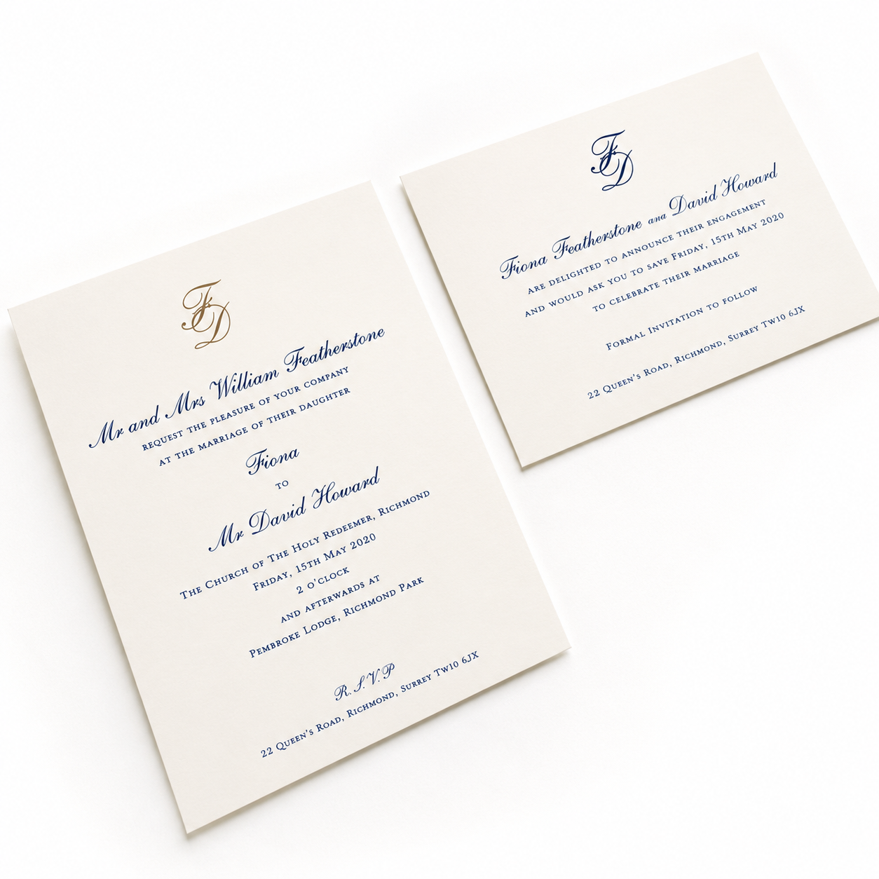 Charlwood Save the Date Cards