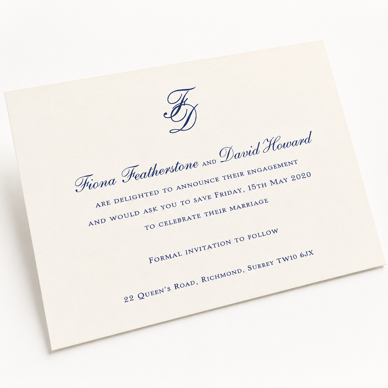 Charlwood Save the Date Cards