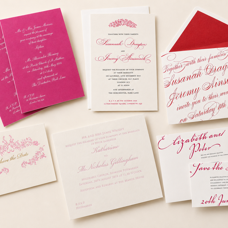 Pink Wedding Invitations