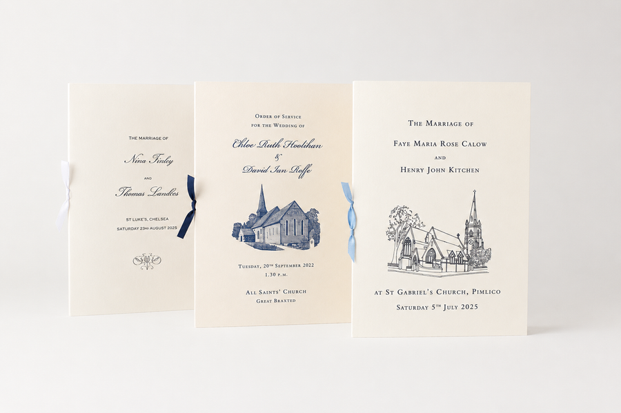 Order of Service - A5