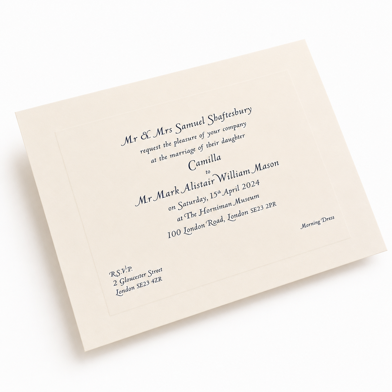 Camilla Wedding Invitations
