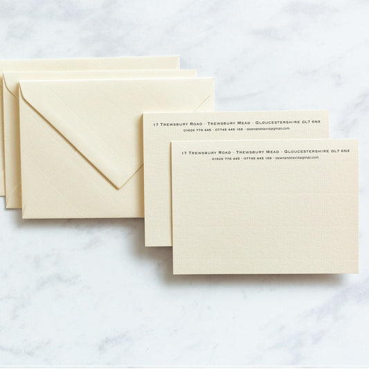 Gee Brothers Correspondence Cards