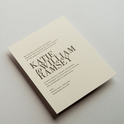 Ramsey Wedding Invitations
