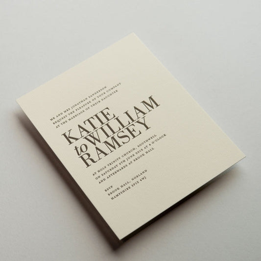 Ramsey Wedding Invitations