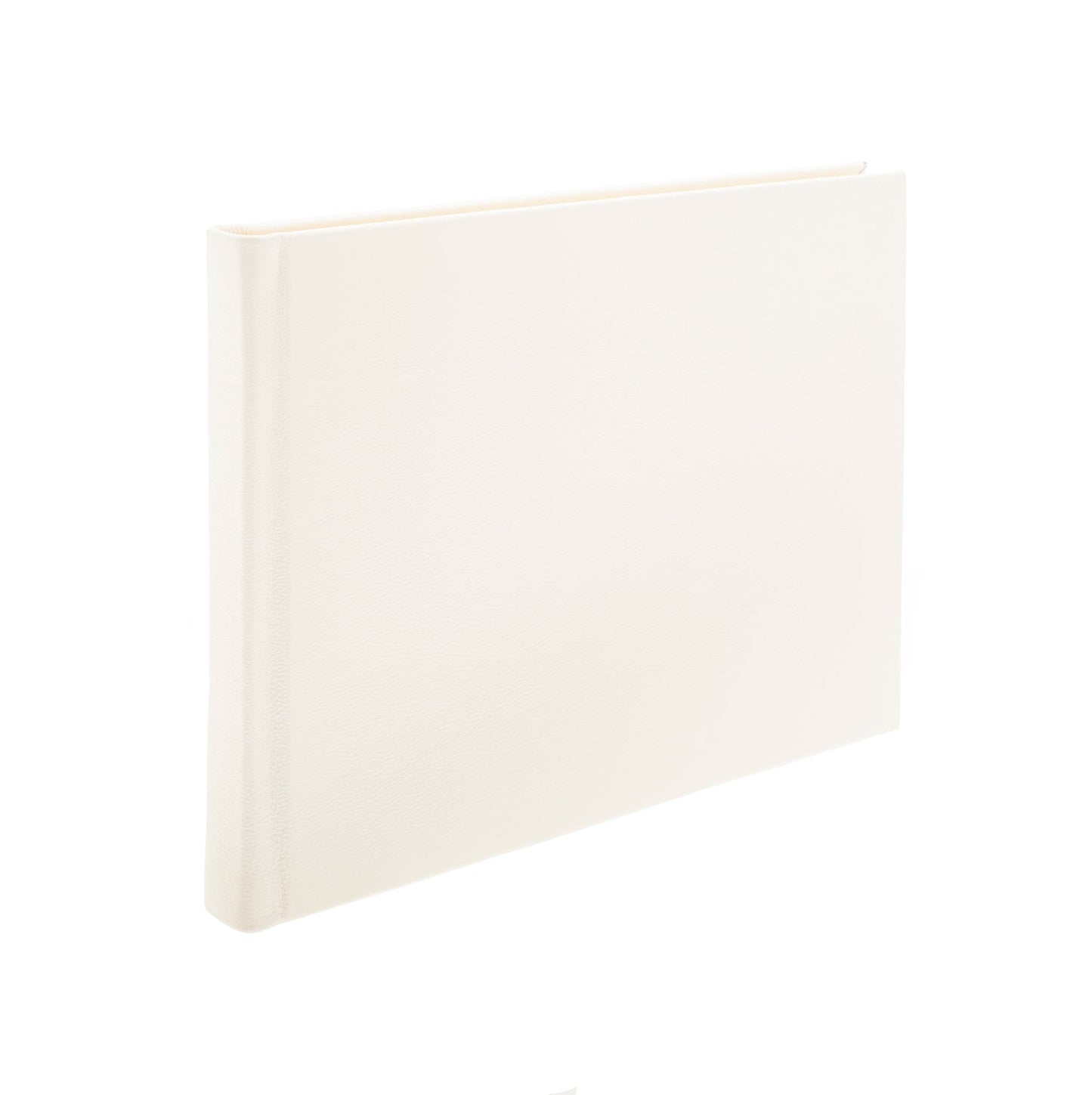 Ivory Landscape Leather Guest Book