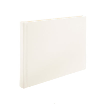 Ivory Landscape Leather Guest Book
