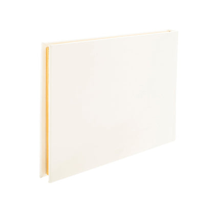 Ivory Landscape Leather Guest Book