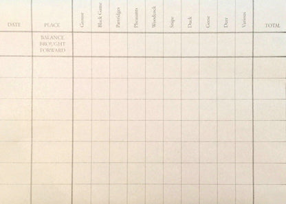 Old Style Jubilee Landscape Game Book