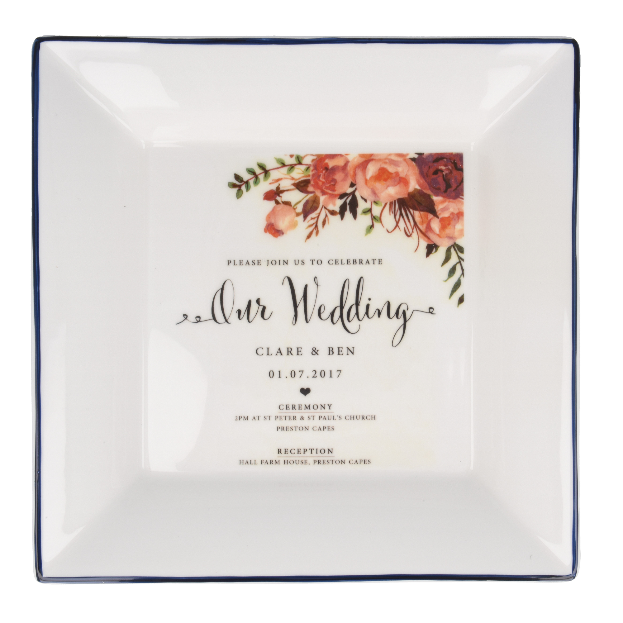 Large Square Invitation Dish