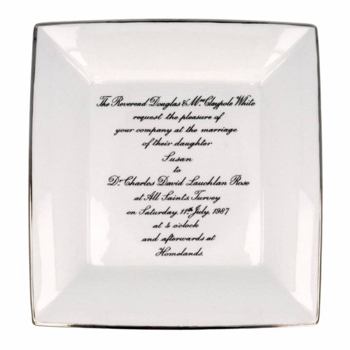 Large Square Invitation Dish