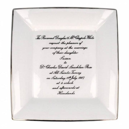 Large Square Invitation Dish
